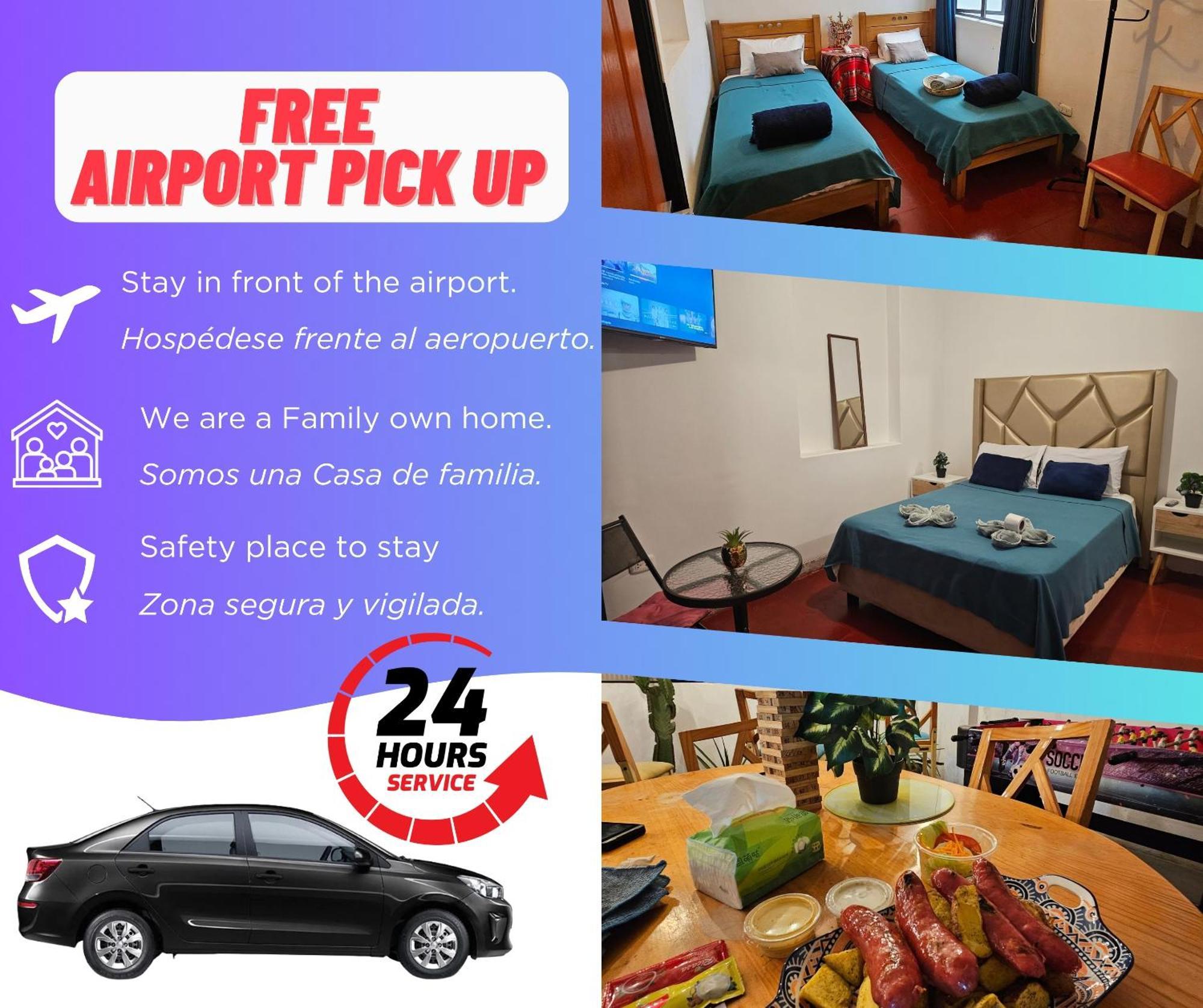 Lima Airport Hostel With Free Airport Pick Up Callao Eksteriør billede
